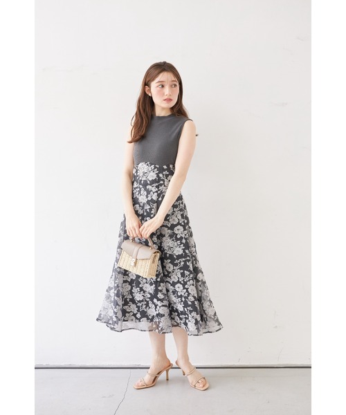 tocco closet ワンピース 「ZOZO限定」バックリボンシアー