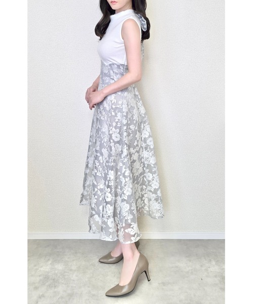 tocco closet ワンピース 「ZOZO限定」バックリボンシアー