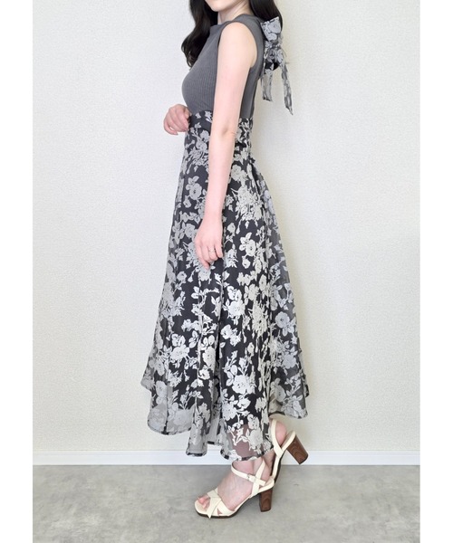 tocco closet ワンピース 「ZOZO限定」バックリボンシアー