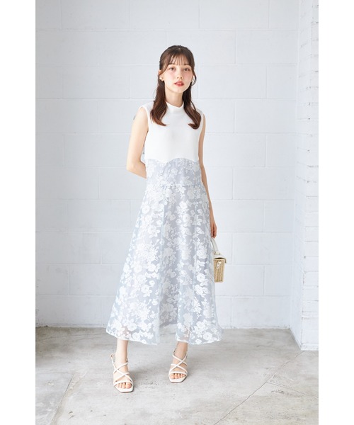 tocco closet ワンピース 「ZOZO限定」バックリボンシアー