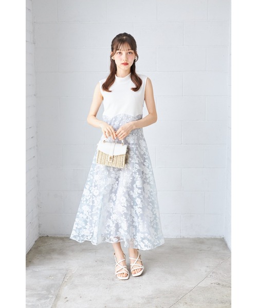 tocco closet ワンピース 「ZOZO限定」バックリボンシアー