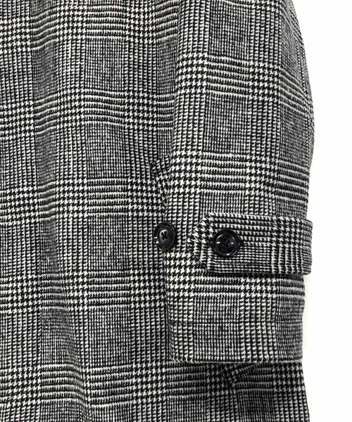 「A.S.M」 ステンカラーコート L チャコールグレー メンズ_画像4