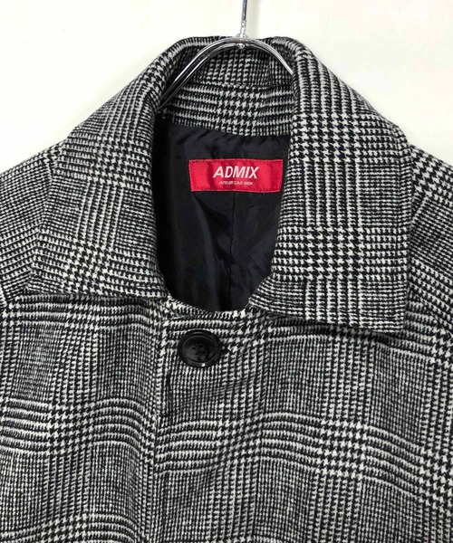 「A.S.M」 ステンカラーコート L チャコールグレー メンズ_画像5