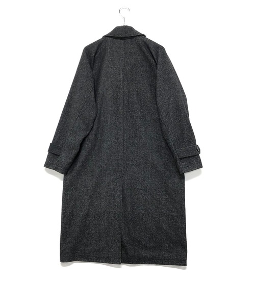 「A.S.M」 ステンカラーコート L チャコールグレー メンズ_画像9