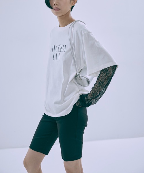 EN NEUME 2点セット EN NEUME tシャツ Cut Lace 2Way Shirred Pullover レディース