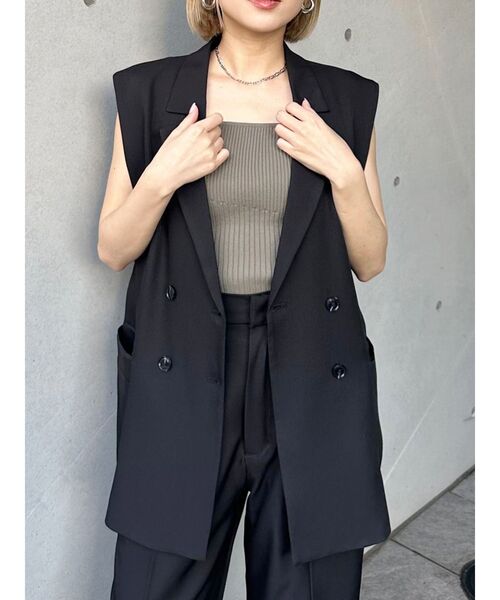 MURUA（ムルーア） ベスト ジレ 「セットアップ対応」バックベルト