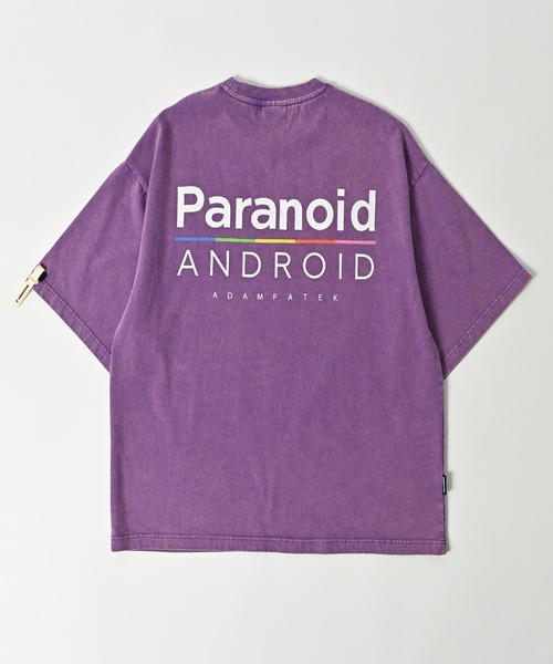 tシャツ 「ADAMPATEK/アダムパテック」paranoid short sleeve T/パラノイドプリントTシャツ レディース メンズ ADAMPATEK/アダムパテック】distortion short sleeve T