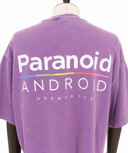 tシャツ ADAMPATEK/paranoid short sleeve T/パラノイドプリントTシャツ(AP2514019) レディース メンズ ADAMPATEK/paranoid short sleeve T/パラノイドプリントTシャツ