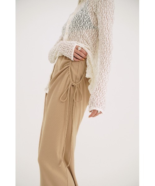 CLANE（クラネ） パンツ CLANE PANTS LAYRED SIDE SHIRRING SKIRT