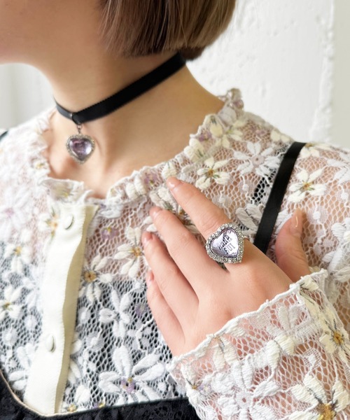 【ANNA SUI】即対応 ハートモチーフ ネックレス ハートモチーフ ネックレス（ネックレス）｜ANNA SUI（アナスイ