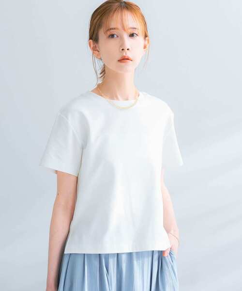 「URBAN RESEARCH ROSSO」 半袖ブラウス FREE ホワイト レディース URBAN RESEARCH ROSSO WOMEN」 半袖Tシャツ FREE ホワイト