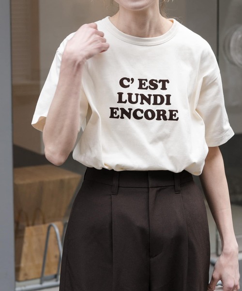 tシャツ フロッキーロゴボックスTシャツ レディース フロッキーロゴTシャツ