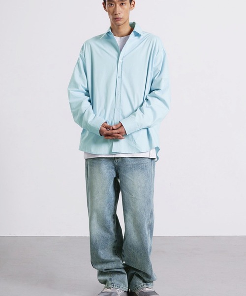 F.ILLUMINATEのSideline denim pants 全2色 F.ILLUMINATE ジーンズ 「UNISEX」Filluminate/SIDE LINEデニム