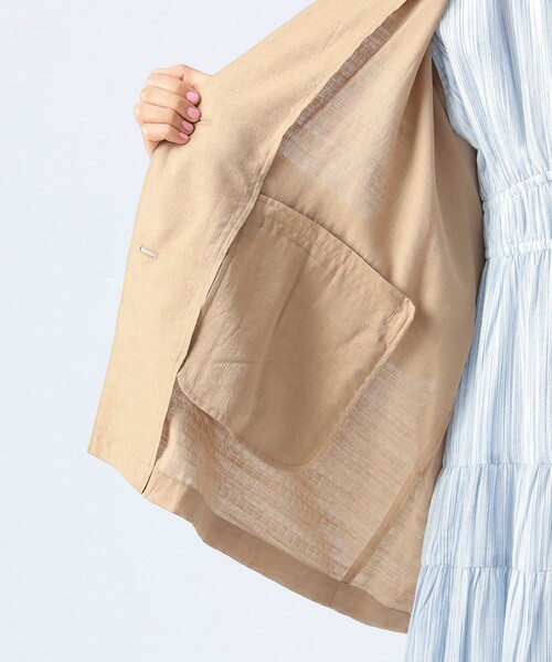 BEAMS HEART ビームス フレンチリネンジャケット L BEAMS HEART（ビームス ハート） ジャケット テーラードジャケット