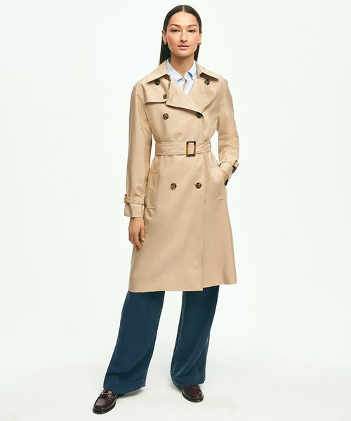 Brooks Brothers トレンチコート ベージュ コットン/ポリエステル トレンチコート | Brooks Brothers Japan