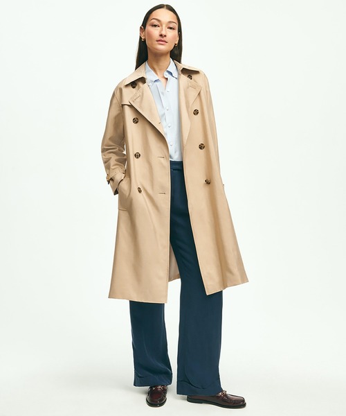 Brooks Brothers ベージュ トレンチコート BROOKS BROTHERS 「BROOKS BROTHERS」 トレンチコート SMALL