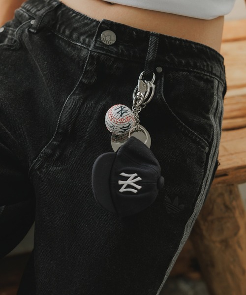 MLB キーホルダー MLB/エムエルビー YANKEES BASEBALLKEYRINGS