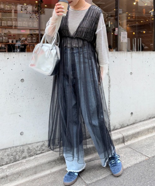 「CIAOPANIC TYPY」 ノースリーブブラウス ONE SIZE ブラック レディース