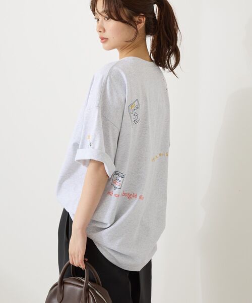 4点おまとめ アメリカンホリック ロゴ Tシャツ アイボリー M 綿100 アメリカンホリック AMERICAN HOLIC ワントーンロゴプリントT