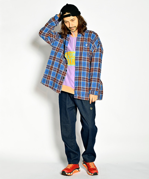 「ALDIES」 デニムパンツ SMALL ブルー メンズ
