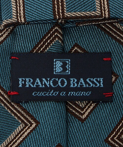 FRANCO BASSI（フランコバッシ） ネクタイ 「FRANCO BASSI」スクエア