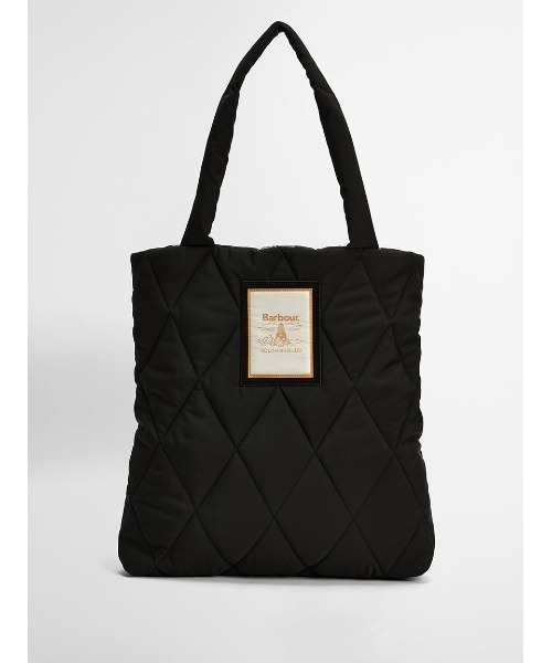 Mariahキルティングトートバッグ　ブラック Barbour（バブアー） トートバッグ Mariahキルティングトートバッグ