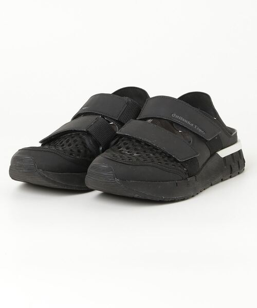 Onitsuka Tiger ブラック フラットシューズ24cm Onitsuka Tiger 「Onitsuka Tiger」 フラットサンダル 24.5
