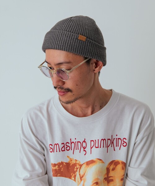 SHIPS any ニット帽 ニットキャップ any: ワンポイント ピスネーム