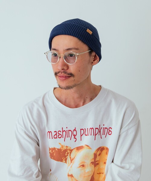 SHIPS any ニット帽 ニットキャップ any: ワンポイント ピスネーム