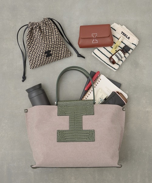 IACUCCI（イアクッチ） トートバッグ ソルベット M CANVAS/COCCO