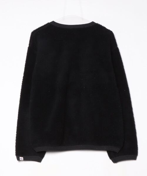 「BEAMS LIGHTS」 ワンポイント長袖Tシャツ L ブラック メンズ