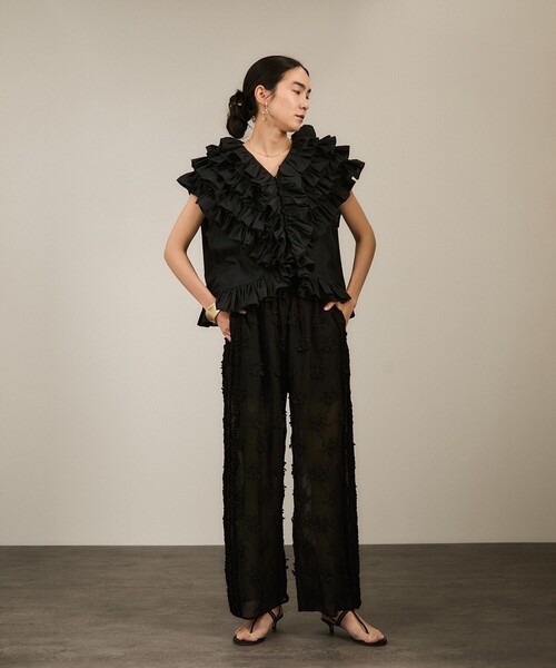 SALON adam et rope'（サロン アダム エ ロペ） パンツ 「crinkle