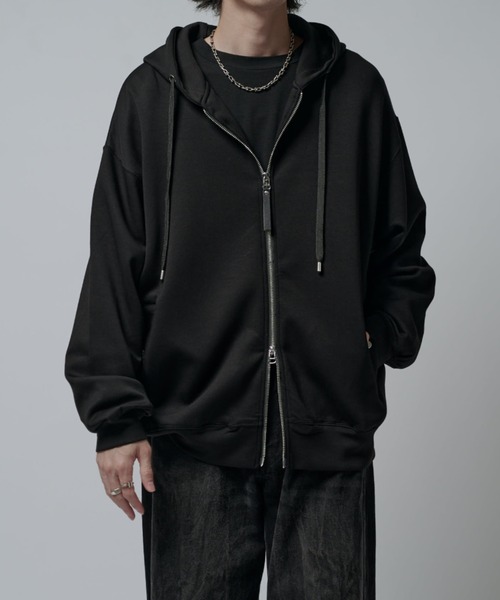 Lui's（ルイス） パーカー シルキーポンチZIPフーディ メンズ