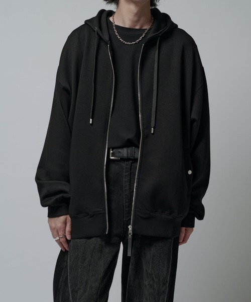 Lui's（ルイス） パーカー シルキーポンチZIPフーディ メンズ