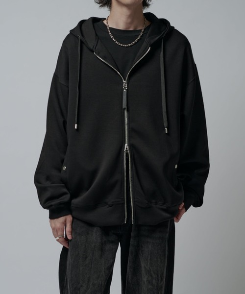 Lui's（ルイス） パーカー シルキーポンチZIPフーディ メンズ