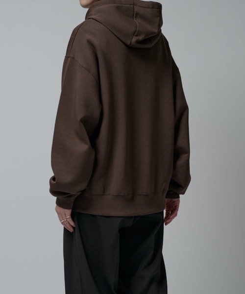 ELLIE シルキージップフーディー Lui's（ルイス） パーカー シルキーポンチZIPフーディ メンズ