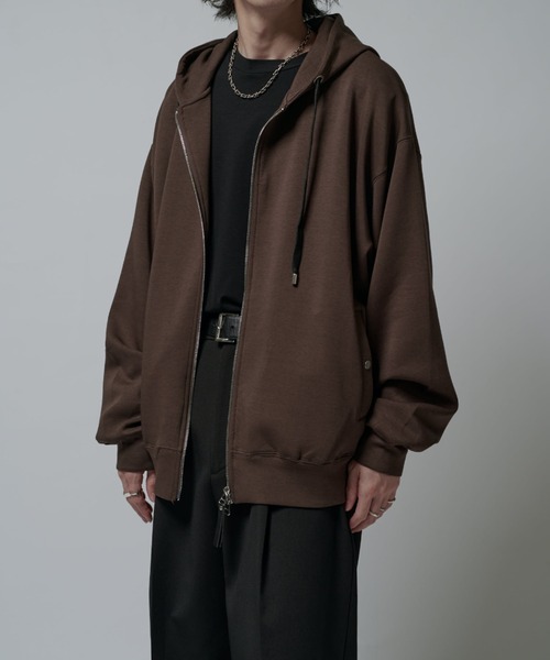 Lui's（ルイス） パーカー シルキーポンチZIPフーディ メンズ