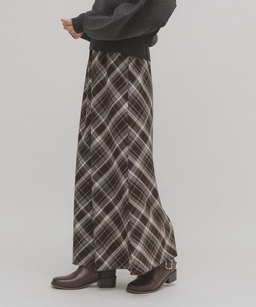 KBF（ケービーエフ） スカート チェックナロースカート : ZOZOTOWN