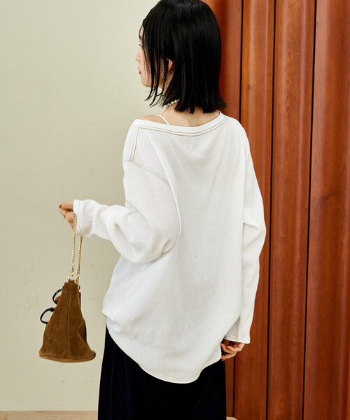 FREAK'S STORE（フリークスストア） tシャツ オフショルダー ワッフル