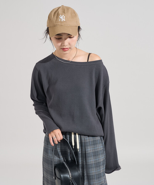FREAK'S STORE（フリークスストア） tシャツ オフショルダー ワッフル