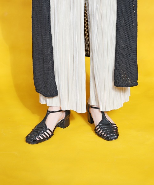 「RiiiKa」 ヒールサンダル M ブラック レディース_画像6