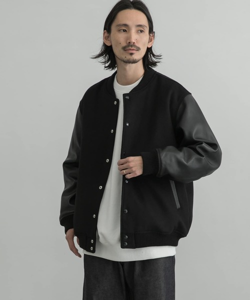 URBAN RESEARCH（アーバンリサーチ） スタジャン LARGE ブラック