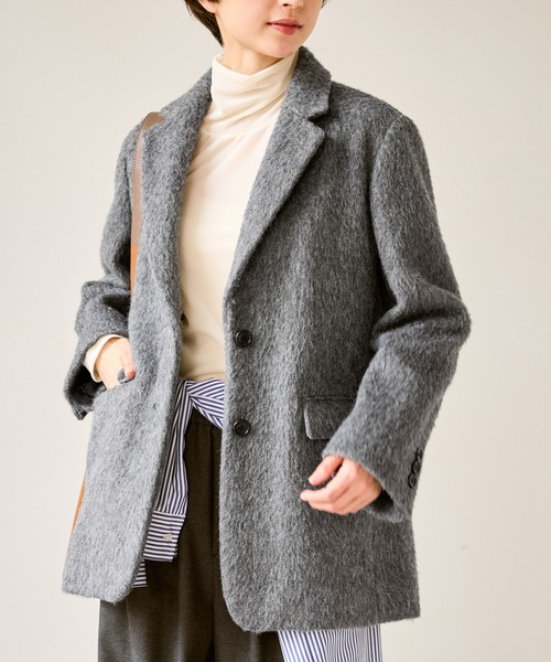 ROPÉ PICNIC シャギーテーラードジャコット ROPÉ PICNIC(ロペ