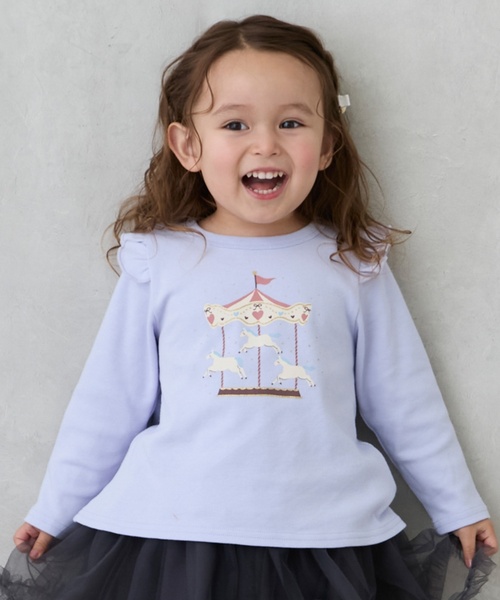 petit main tシャツ 「プティプラ」GIRLS長袖T キッズ 子供服