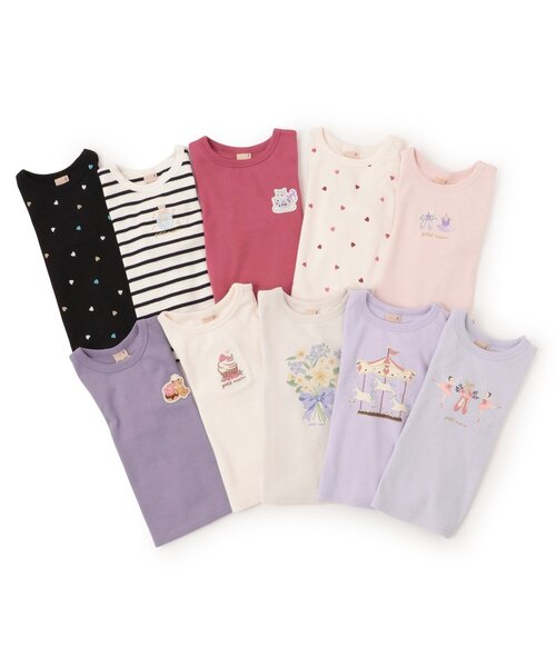 petit main tシャツ 「プティプラ」GIRLS長袖T キッズ 子供服 女の子