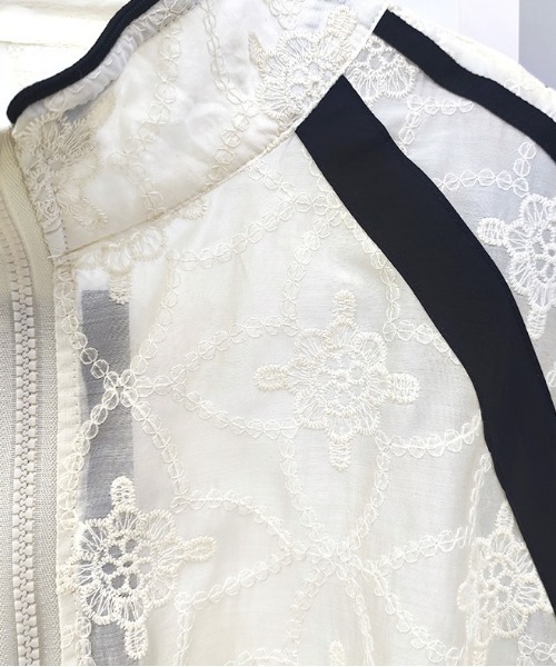 「DIAVEL」 ジップアップブルゾン M アイボリー レディース_画像5