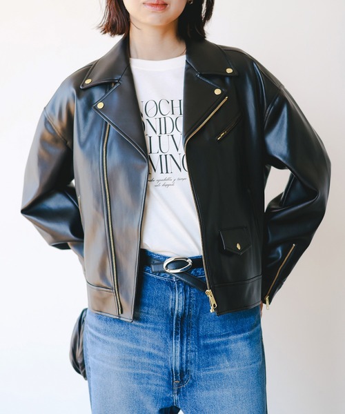 B：MING by BEAMS（ビーミング by ビームス） レザージャケット