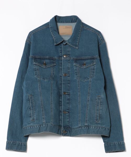 Hanes（ヘインズ） デニムジャケット gジャン ストレッチデニムGジャン