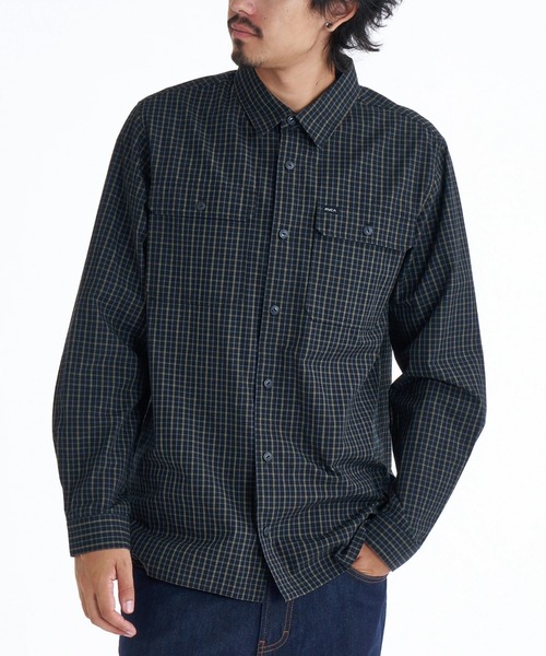 RVCA（ルーカ） シャツ メンズ CLUEL SHIRT 長袖シャツ 「2025年秋冬