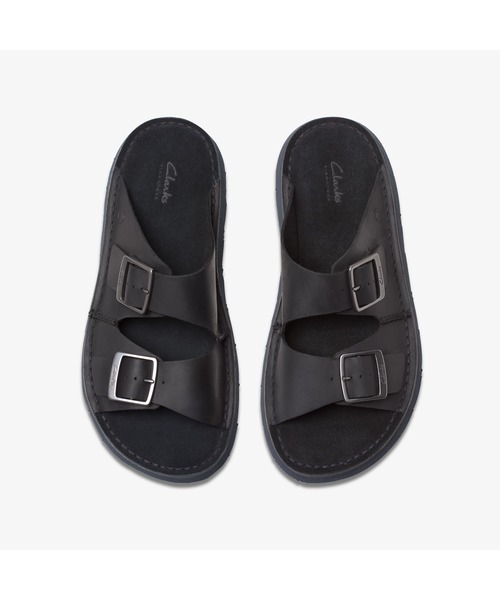 「Clarks」 サンダル UK6 ブラック メンズの画像